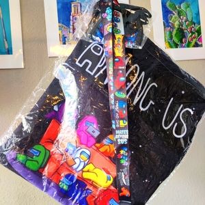 *NEW* Among Us Set - Bag + Facemask + Lanyard